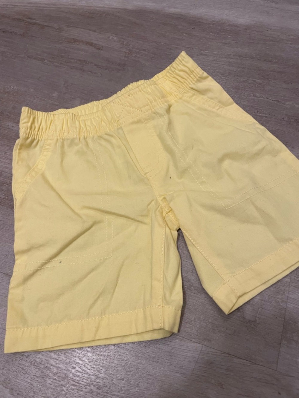 NWOT Carter's Soft Yellow Elastic Waist Shorts Boys 2T